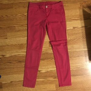 American Eagle Pink Jeggings